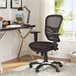 Modway Articulate Modern Mesh and Fabric Office Chair in Brown