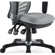 Modway Articulate Modern Mesh and Fabric Office Chair in Gray Finish
