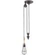 Modway Excavate Steel Pendant in Silver