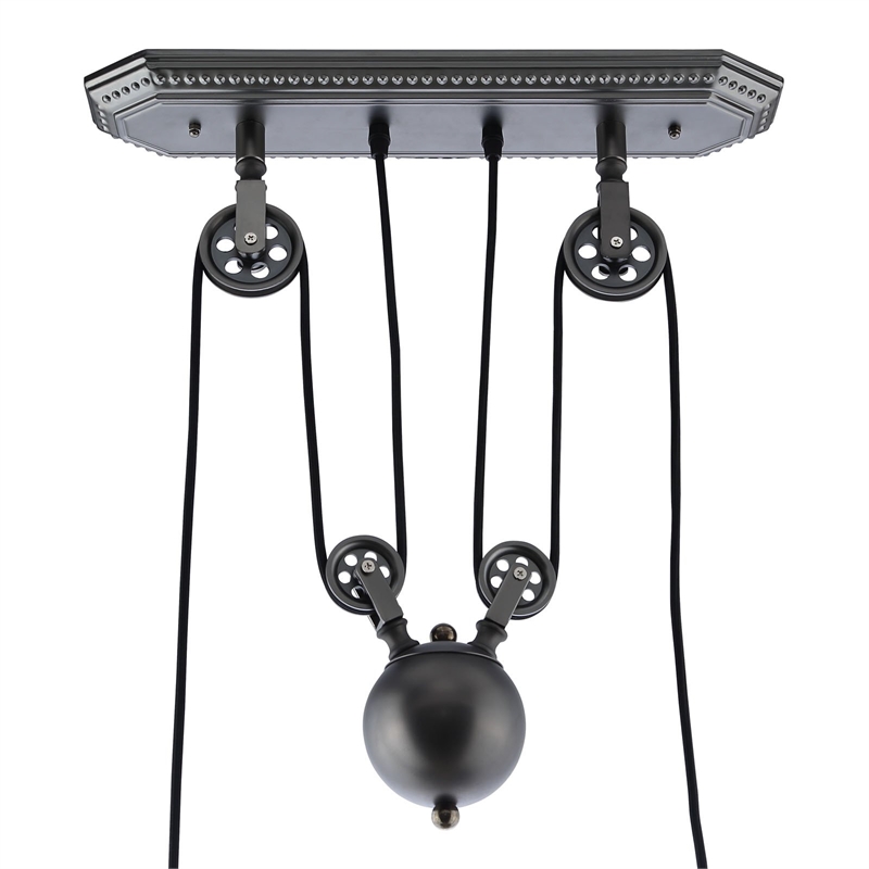 Modway Innovateous 2 Light Steel Pendant in Silver