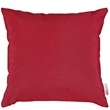 Modway Convene 2-Piece Modern Fabric Outdoor Patio Pillow Set in Red