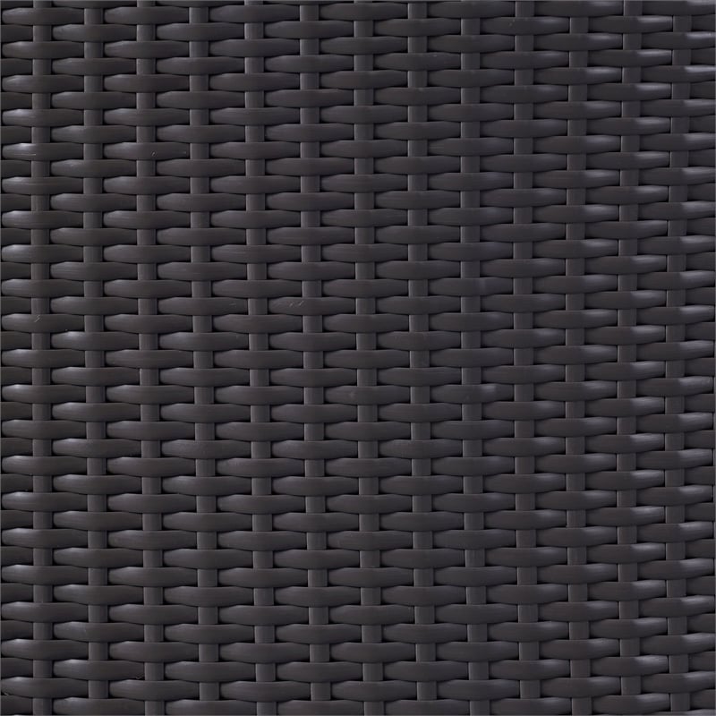 Modway Convene 2-Piece Aluminum Rattan Patio Dining Chairs in Espresso/Peridot