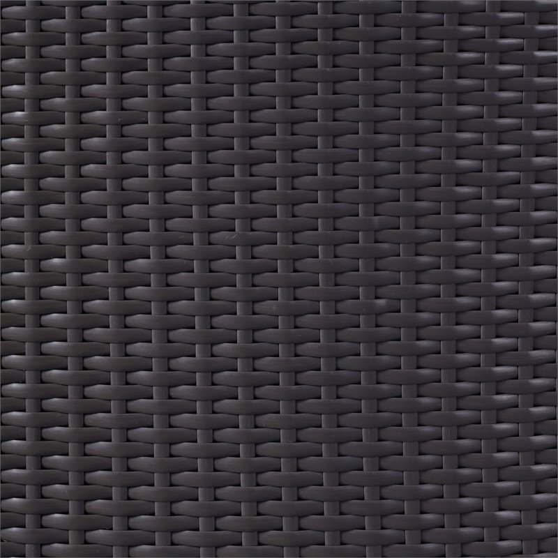 Modway Convene 4-Piece Aluminum Rattan Patio Dining Chairs in Espresso/Peridot