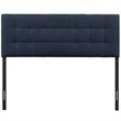 Modway Lily Queen Upholstered Polyester Fabric Headboard in Navy