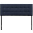 Modway Lily Full Upholstered Polyester Fabric Headboard in Navy