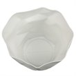 Modway Lava Modern Durable Plastic Trash Bin in White Finish