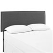 Modway Camille Full Upholstered Polyester Fabric Headboard in Gray