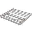 Modway Horizon Twin Modern Style Stainless Steel Bed Frame in Gray