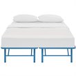 Modway Horizon Stainless Steel Queen Metal Bed Frame in Light Blue