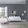 Modway Alika Trellis 8' x 10' Area Rug in Ivory and Brown