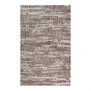 Modway Darja Modern 5' x 8' Area Rug in Tan