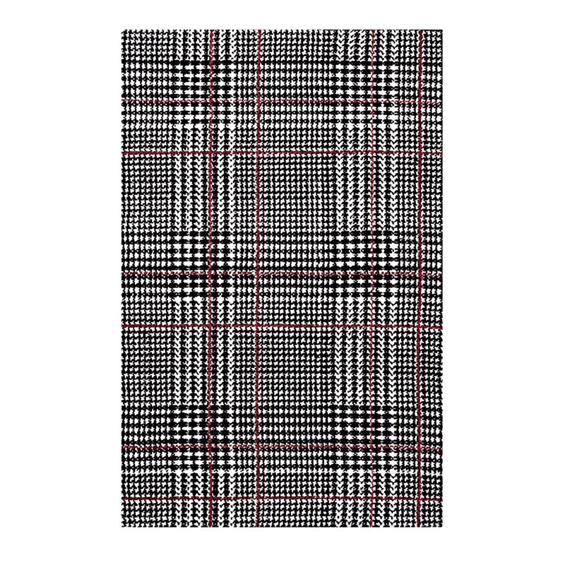 Modway Kaja 5' x 8' Area Rug in Ivory and Black