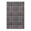 Modway Kaja 5' x 8' Area Rug in Ivory and Black
