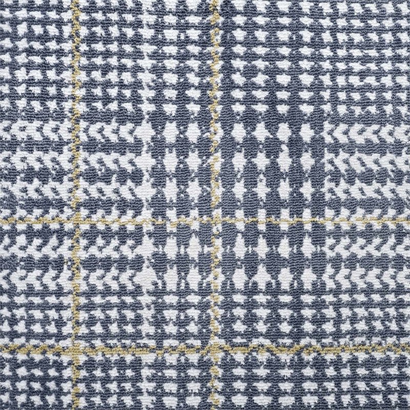 Modway Kaja 5' x 8' Area Rug in Ivory and Cadet Blue