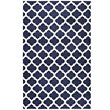 Modway Lida Moroccan Trellis 8' x 10' Area Rug in Navy and Ivory