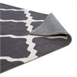 Modway Marja Moroccan Trellis 5' x 8' Area Rug in Charcoal and Ivory