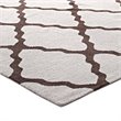 Modway Marja Moroccan Trellis 8' x 10' Area Rug in Brown and Gray
