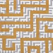 Modway Nahia Maze 8' x 10' Area Rug in Gray and Banana Yellow