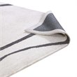 Modway Therese Abstract Swirl 5' x 8' Area Rug in Ivory and Charcoal