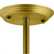Modway Cherish 10-Light Modern Metal Chandelier in Brass Finish