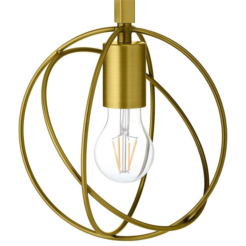 modway perimeter wall sconce in brass