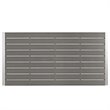 Modway Shore 7-Piece Outdoor Patio Wood and Aluminum Dining Set in Silver/Gray