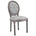 1 Piece Side Chair/Light Gray
