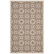Modway Ariana 5' x 8' Floral Trellis Area Rug in Beige