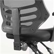 Modway Calibrate Adjustable Swivel Mesh Fabric Drafting Chair in Black