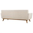Modway Engage Modern Fabric 3-Piece Sofa Set with Loveseat & Armchair in Beige