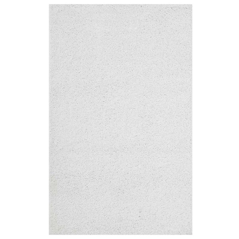 Modway Enyssa 5' x 8' Shag Area Rug in Ivory White