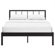 Modway Gwen Powder Coated Sturdy Steel Full Bed Frame in Brown