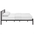Modway Gwen Powder Coated Sturdy Steel Full Bed Frame in Brown