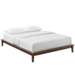 Modway Lodge Full Mates Platform Bed in Walnut