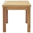 Modway Marina Modern Wood 3-Piece Conversation Set in Natural/Navy