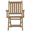 Modway Marina 7-Piece Teak Wood Patio Dining Set with Arm Chair in Natural