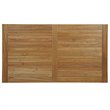 Modway Marina 7-Piece Teak Wood Patio Dining Set with Arm Chair in Natural