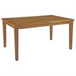 Modway Marina 7-Piece Solid Teak Wood Outdoor Patio Dining Set in Natural