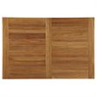 Modway Marina 7-Piece Solid Teak Wood Outdoor Patio Dining Set in Natural