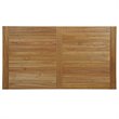 Modway Marina 7-Piece Solid Teak Wood Patio Dining Set in White/Natural
