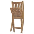 Modway Marina 9-Piece Wood Outdoor Patio Dining Set with Side Chair in Natural