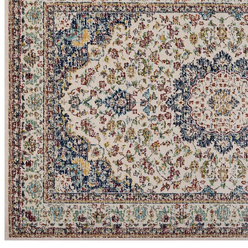 Modway Meryam 5' x 8' Polypropylene Medallion Area Rug in Multicolor