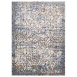 Modway Minu 5' x 8' Floral Lattice Area Rug in Light Blue and Yellow