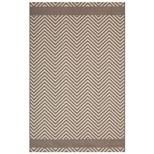 Modway Optica 5' x 8' Area Rug in Beige