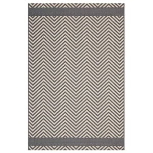 Modway Optica 5' x 8' Area Rug in Gray and Beige