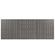 Modway Shore 7-Piece Extendable Aluminum Patio Dining Set in Silver and Black