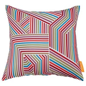 Modway Polyester Fabric Throw Pillow in Tapestry