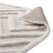 Modway Whimsical 5' x 8' Abstract Chevron Shag Area Rug in Ivory