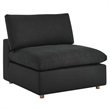 Modway Commix 3-Piece Fabric Down Filled Sectional Sofa Set in Gray