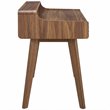 Modway Render Modern Wood Grain Laminate Writing Desk in Walnut